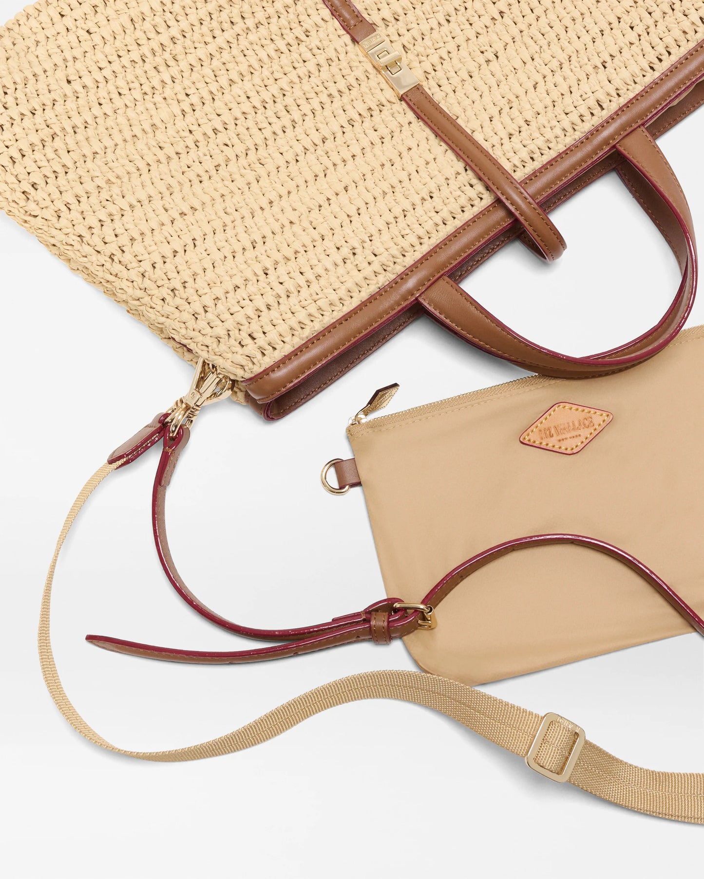 Crochet Mini Astor Top Handle - Camel