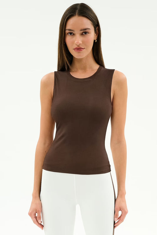 Carter Airweight Lite Tank - Dk Chocolate