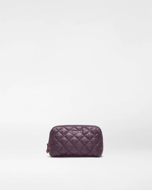 Double Zip Cosmetic S - Raisin