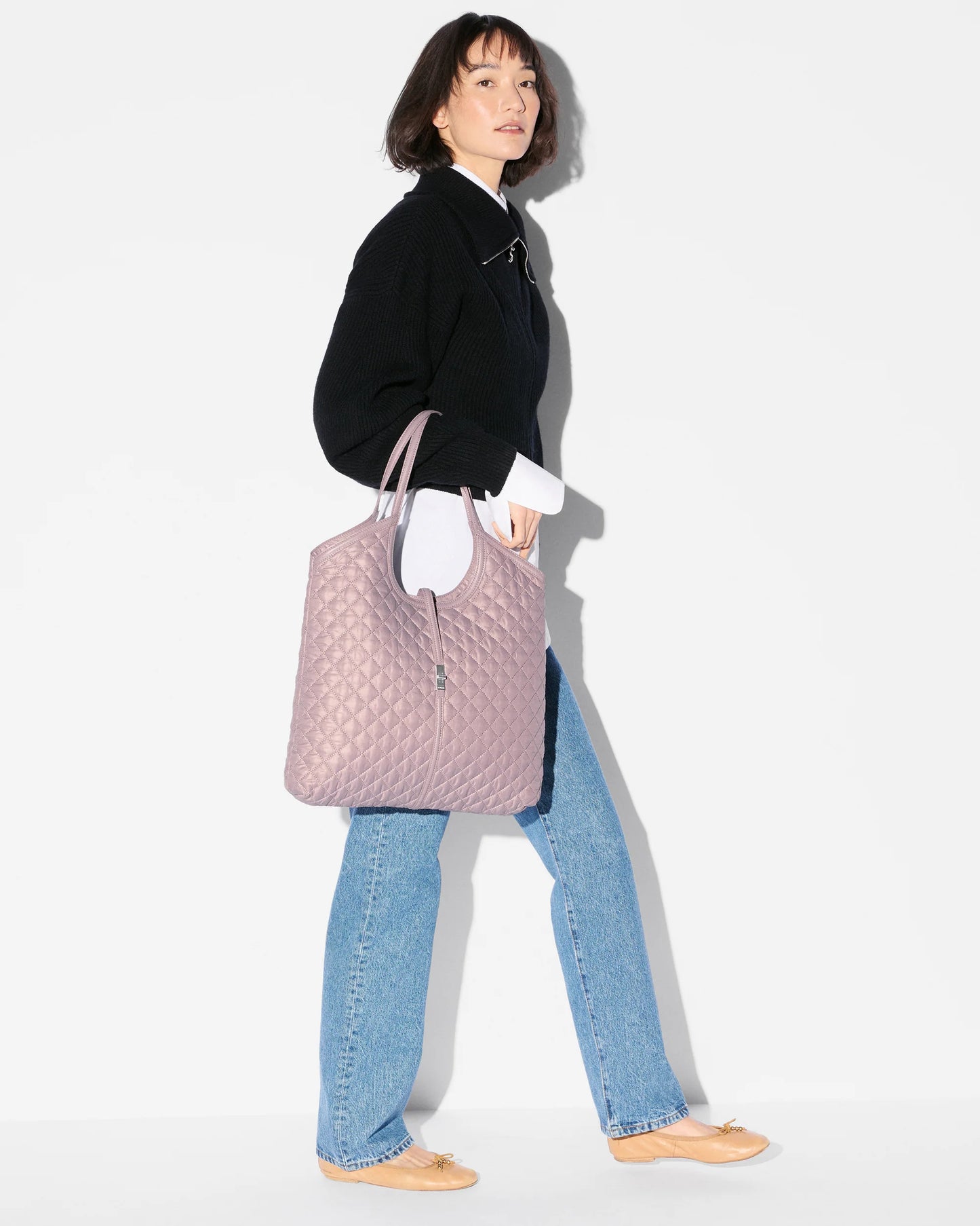 Large Astor Tote - Quail