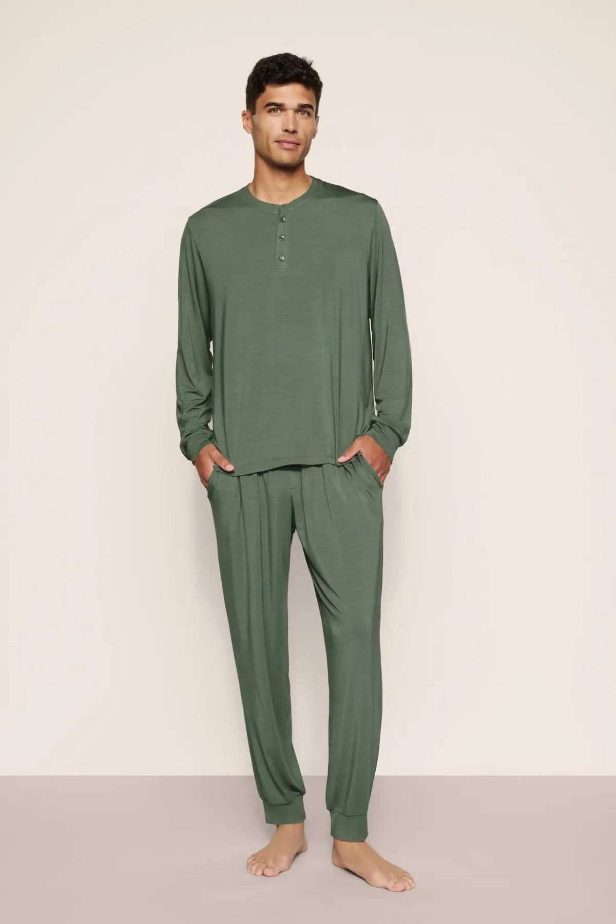 Henry Long PJ Set - Desert Sage