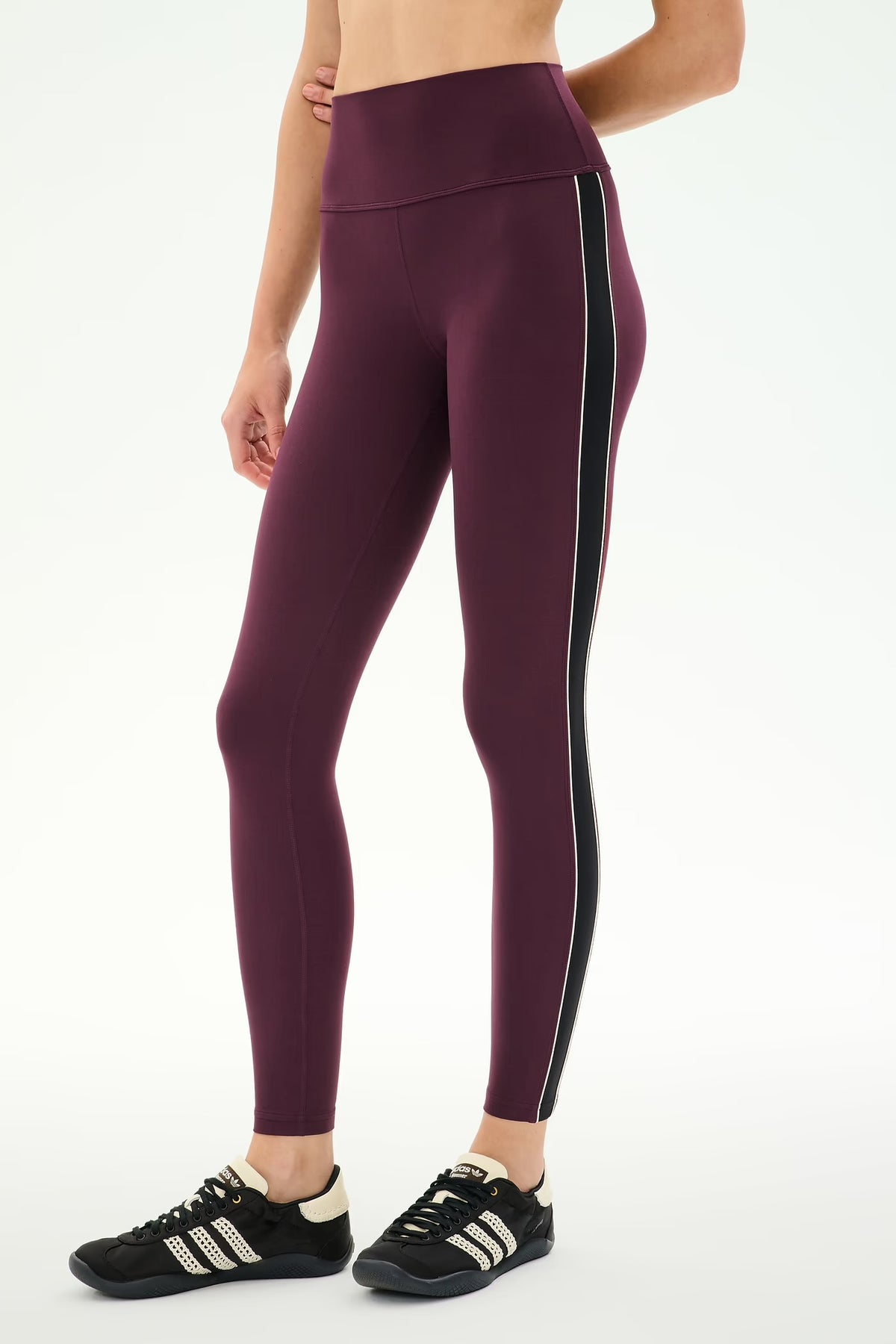 Margot Rigor Legging - Dark Cherry/Black