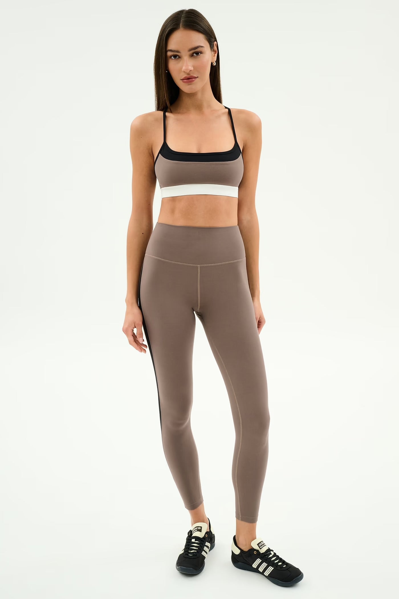 Layla HW Legging - Lentil/Black