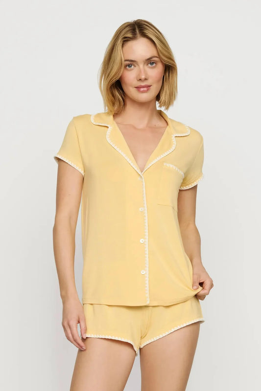 Frida Short PJ Set - Sunbeam