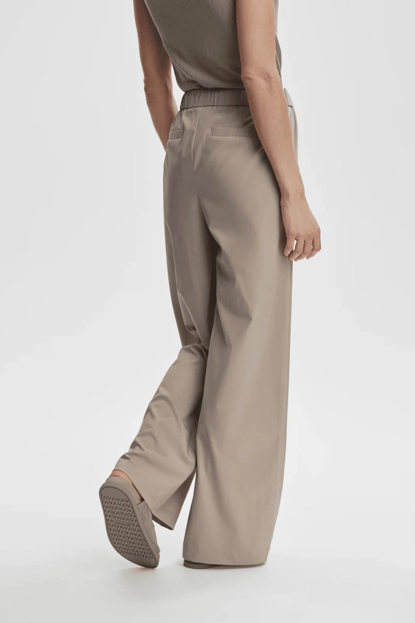 Kayson Wide Leg Pant - Simply Taupe