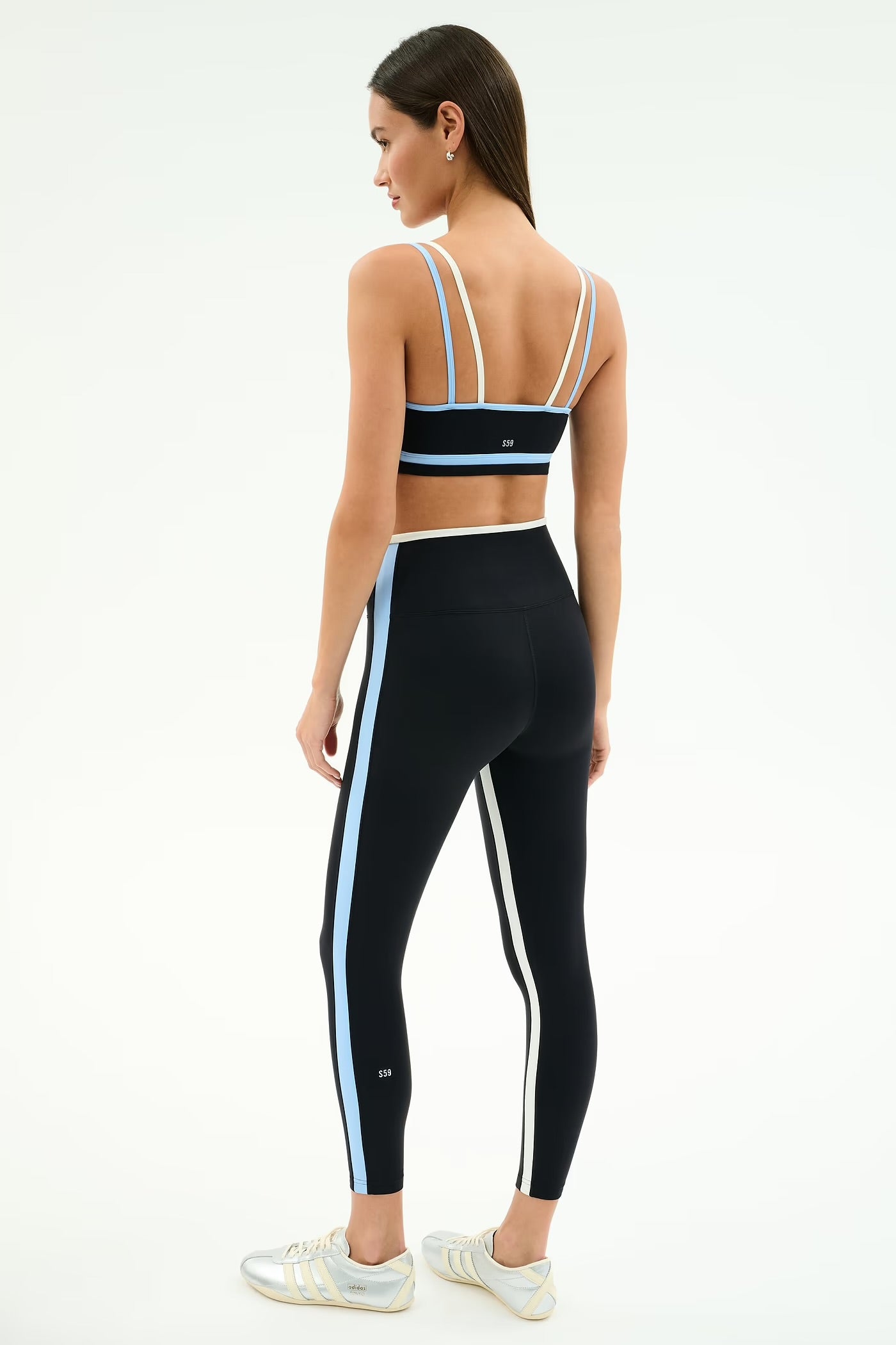 Sam HW Rigor Legging - Black/Skylight