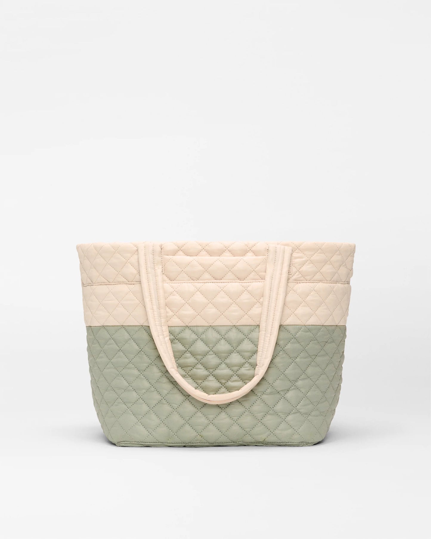 Medium Metro Tote - Agave Green/Buff