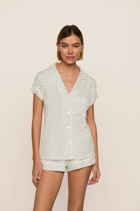 Gisele Printed Short Set - Tide Dot
