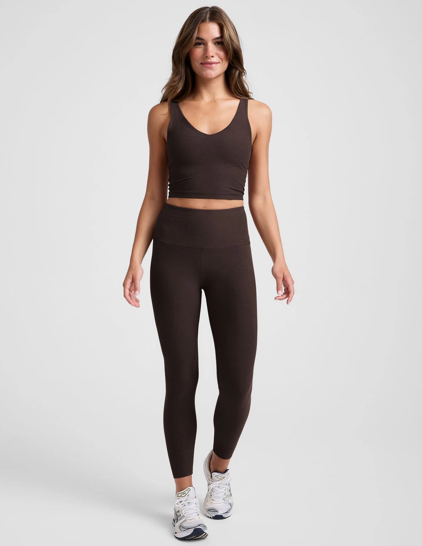 HW Midi Legging - Dark Chocolate
