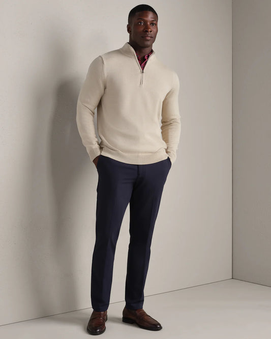 Commuter 1/4 Zip - Bone