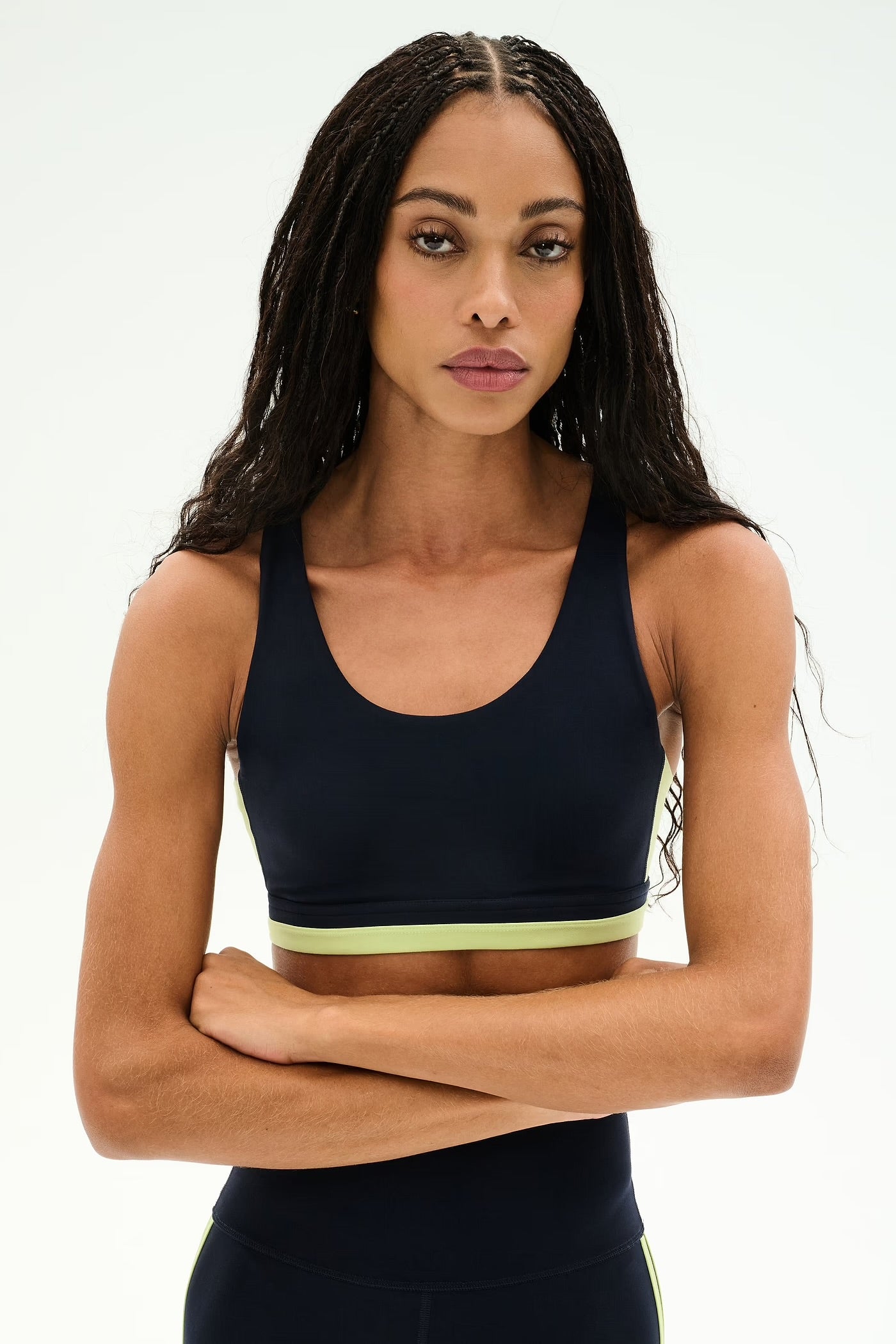 Maci Airweight Bra - Indigo/Limeade