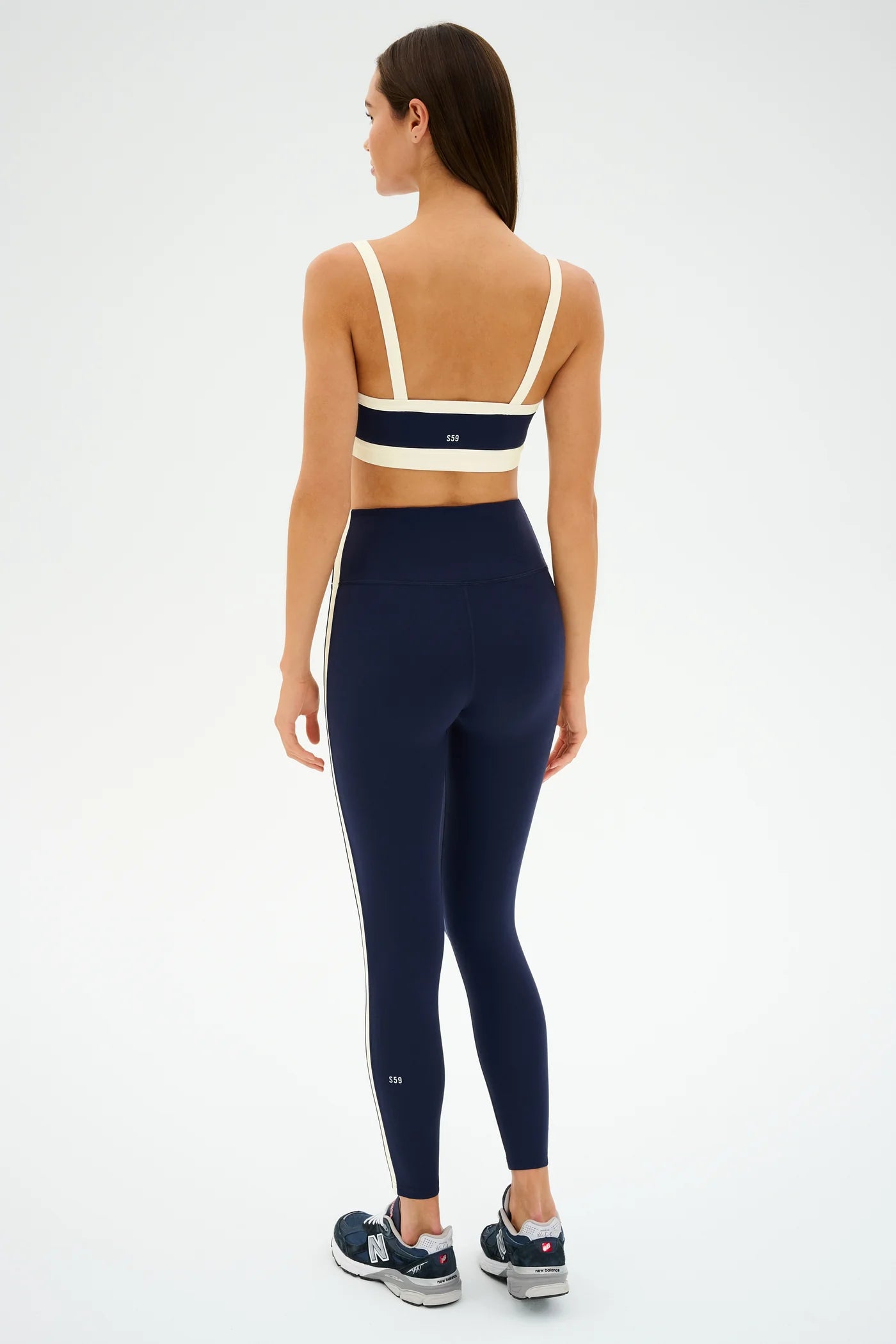 Clare HW Rigor Legging - Indigo/Creme