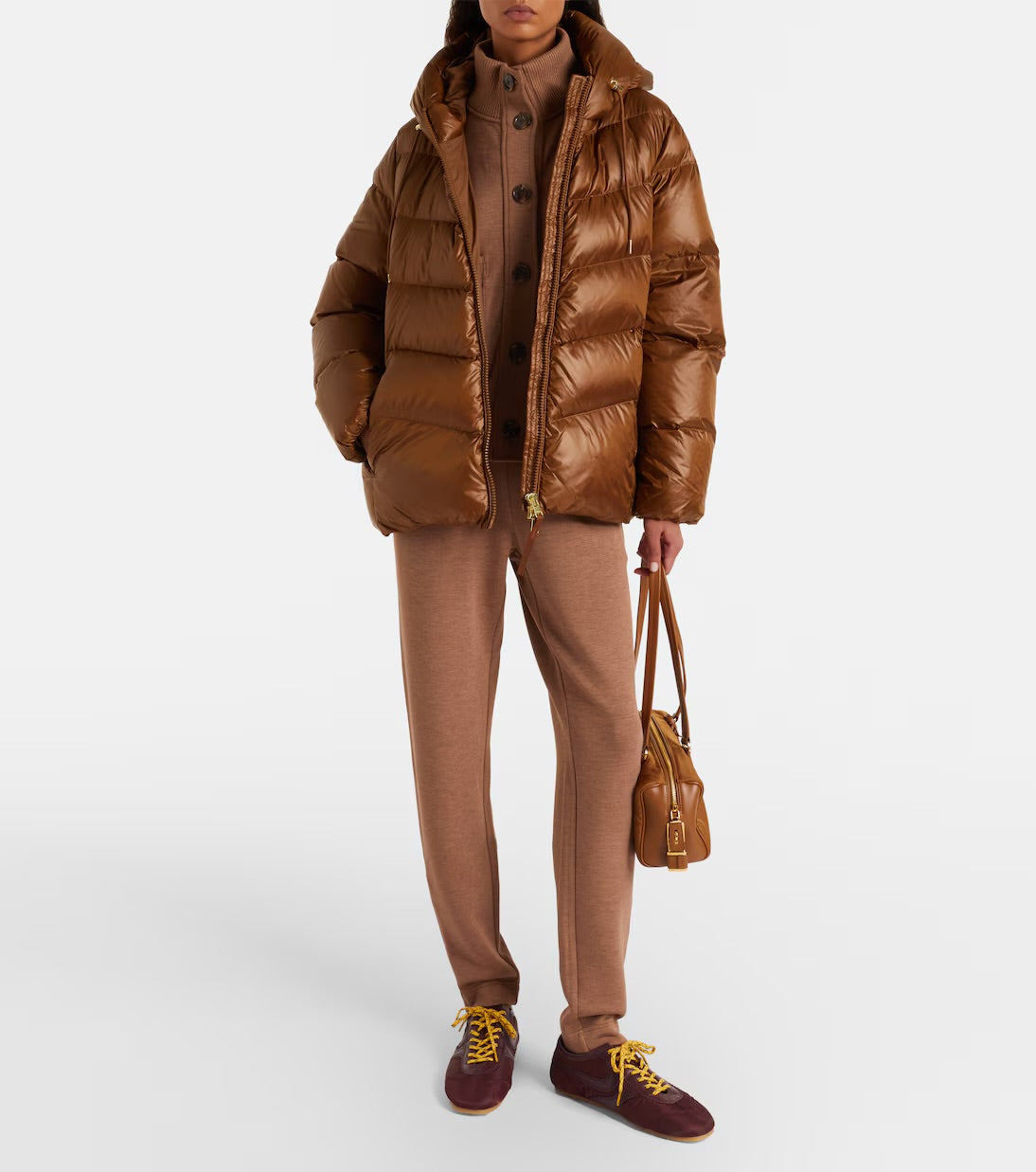 Madelina Down Jacket - Brown