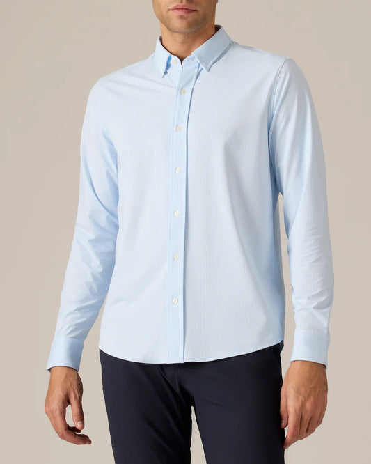 Commuter Slim Shirt - Blue Stripe