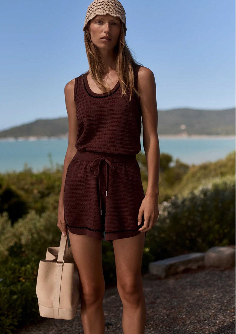 Gideon Knit Tank/Short - Ironwood