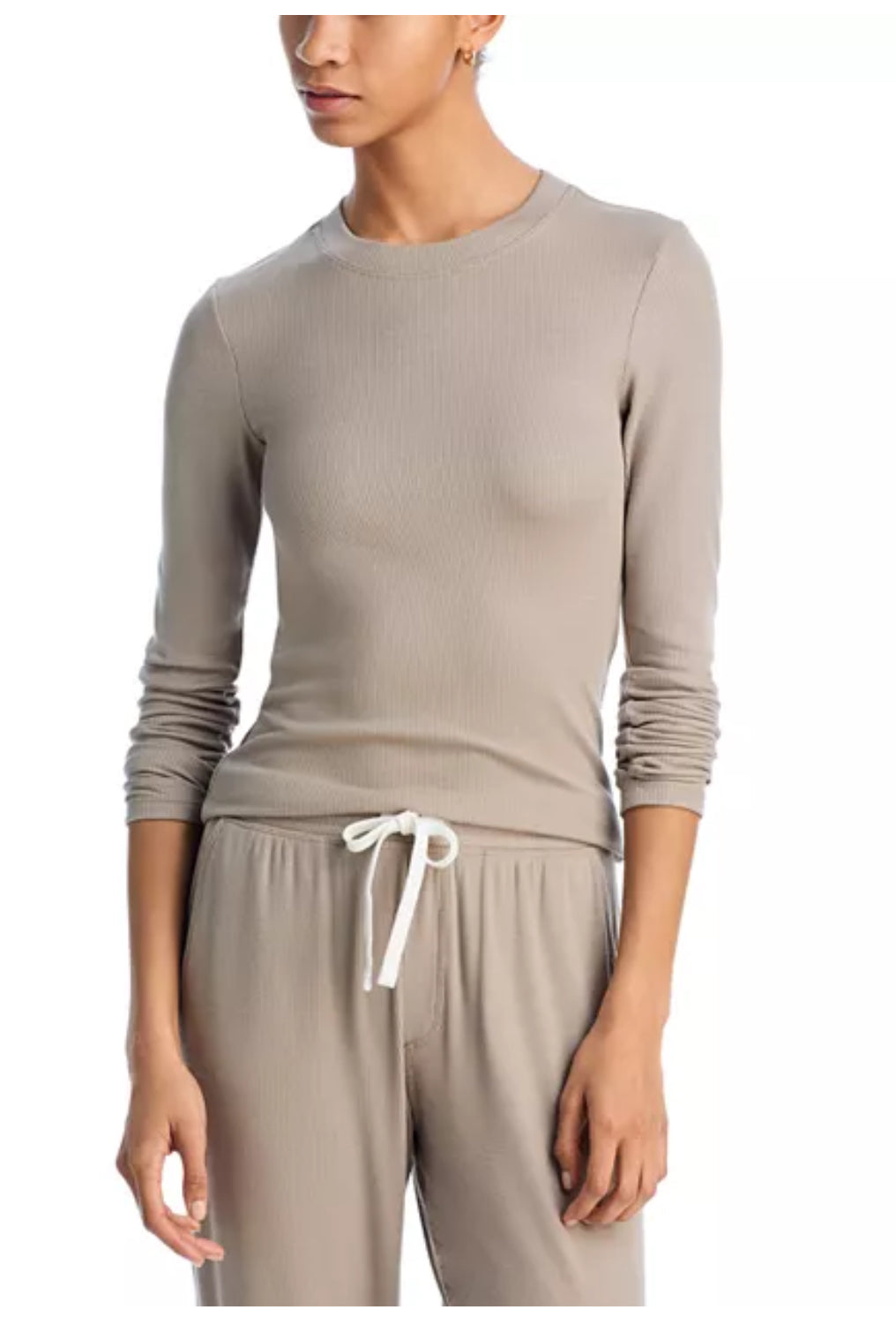 Louise Rib LS - Latte