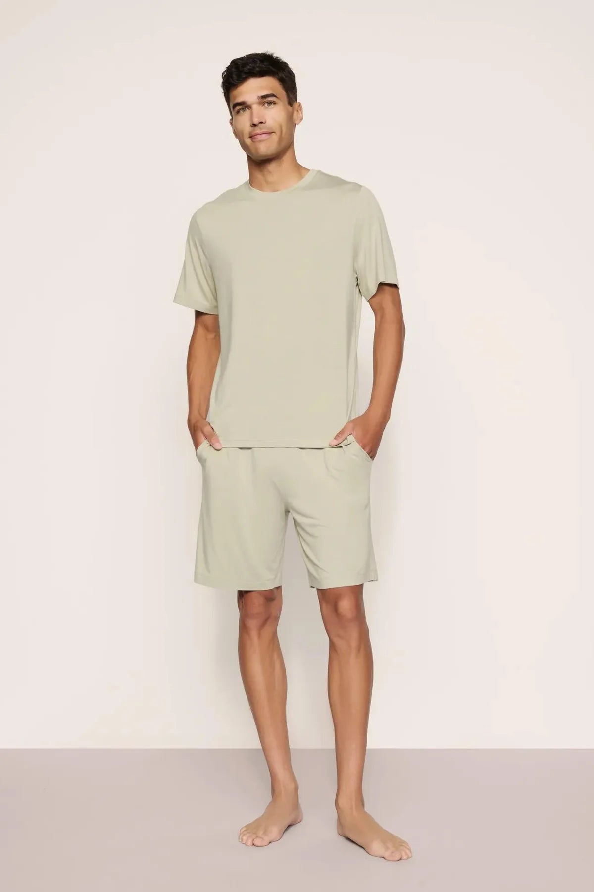 Gisele Short PJ Set - Sandstone