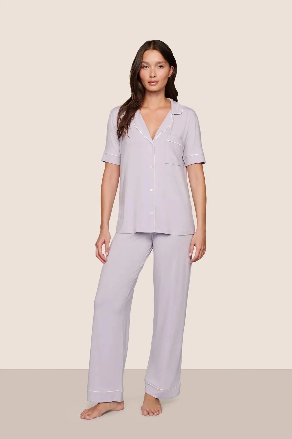 Gisele S/S Pant Set - Thistle