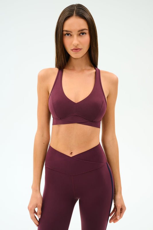 Mia Rigor Bra - Dark Cherry