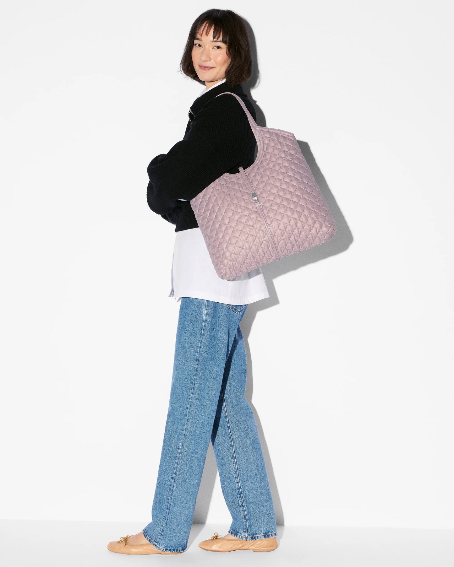 Large Astor Tote - Quail