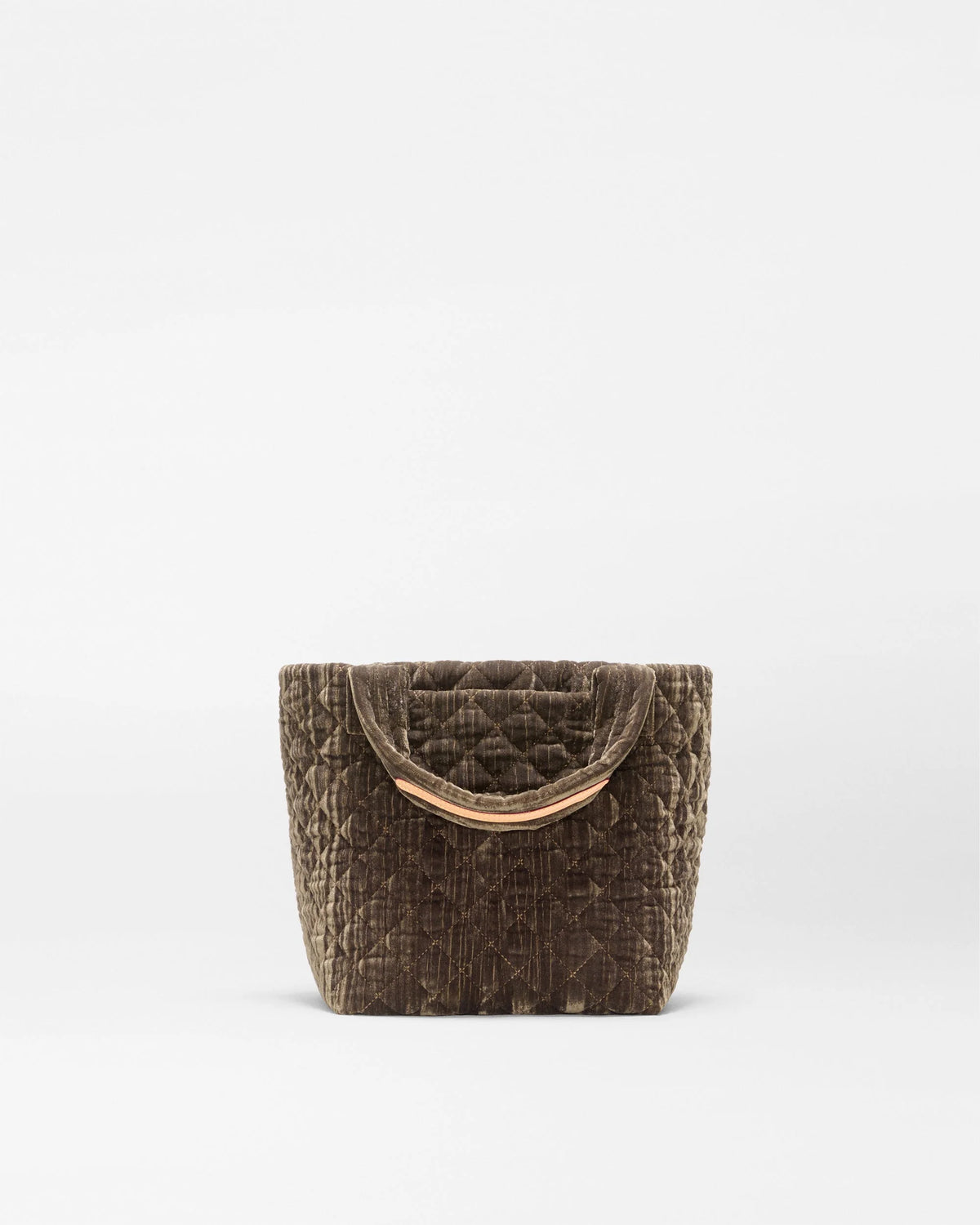 Mini Metro Tote - Pecan Brown Velvet