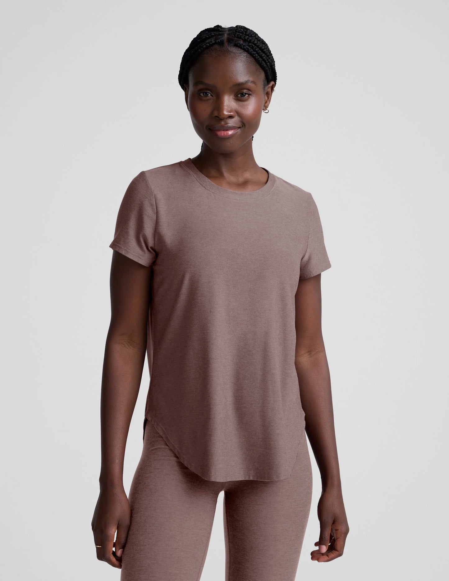On the Low Tee - Rosey Taupe