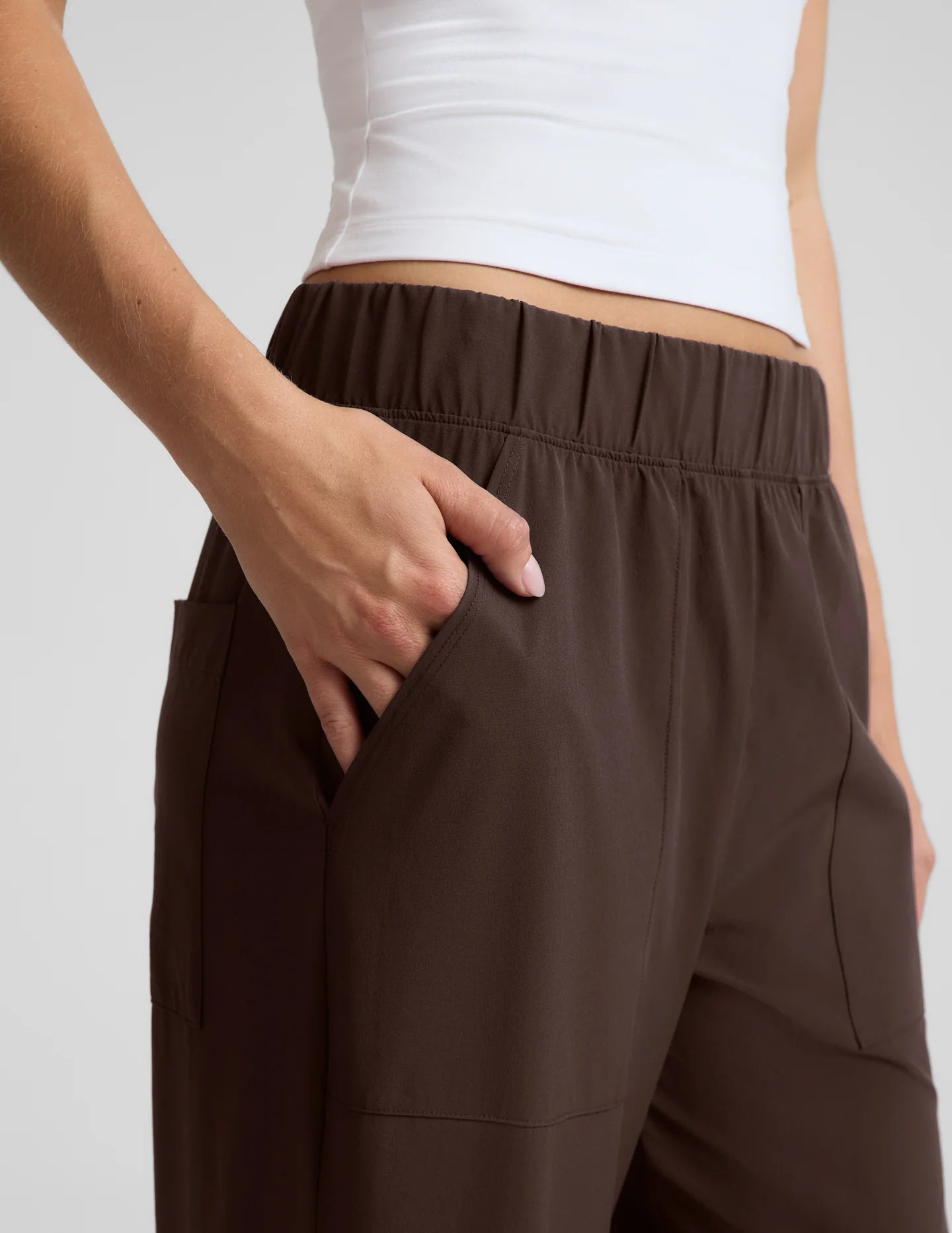 Easy Wide Leg Pant - Dark Chocolate