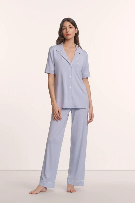 Gisele Short Slv/Pant PJ Set - Lavender Dusk