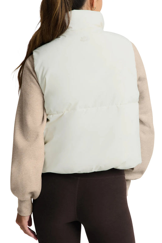 Up for It Puffer Vest - Sea Salt