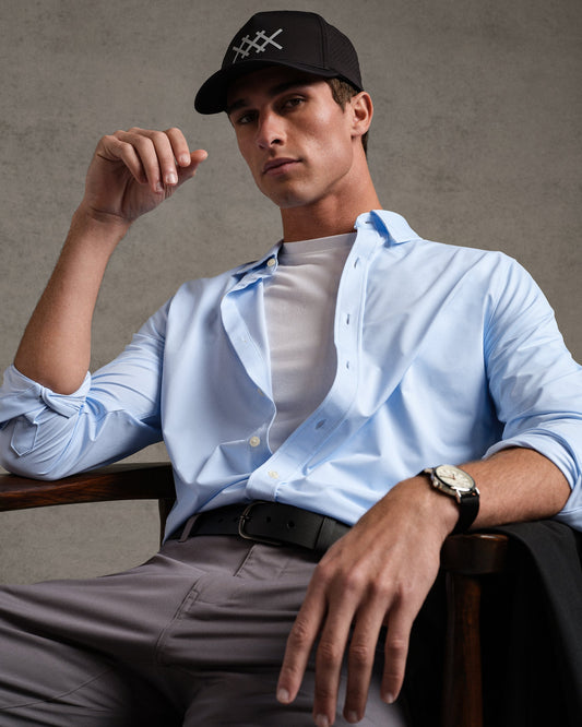 Commuter Shirt (Classic Fit) - Business Blue