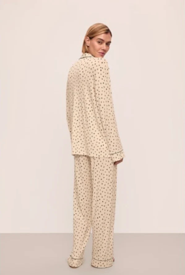Gisele Printed Long PJ Set - Heart to Hearts