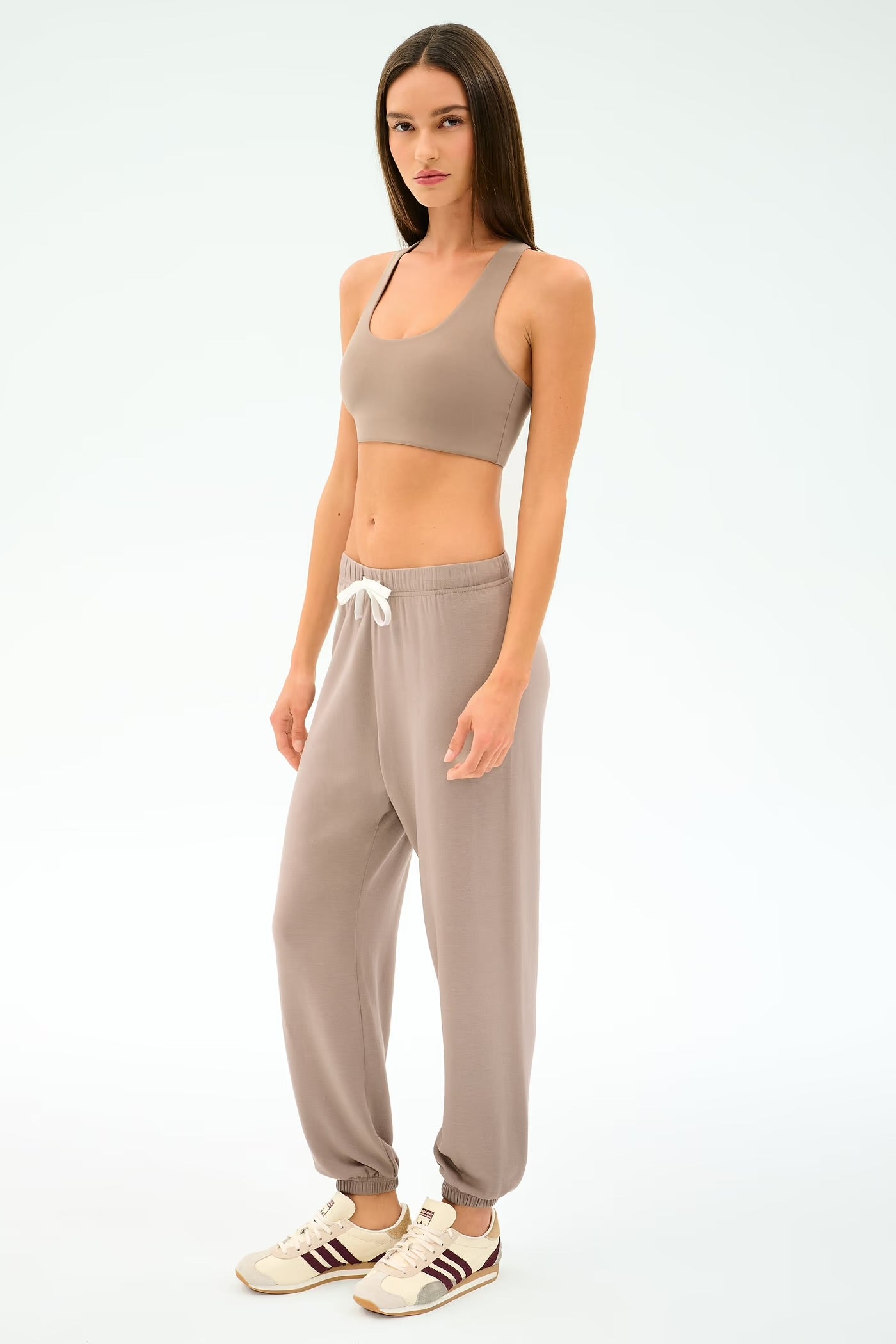 Elvie Polo/ Andie Sweatpant - Latte