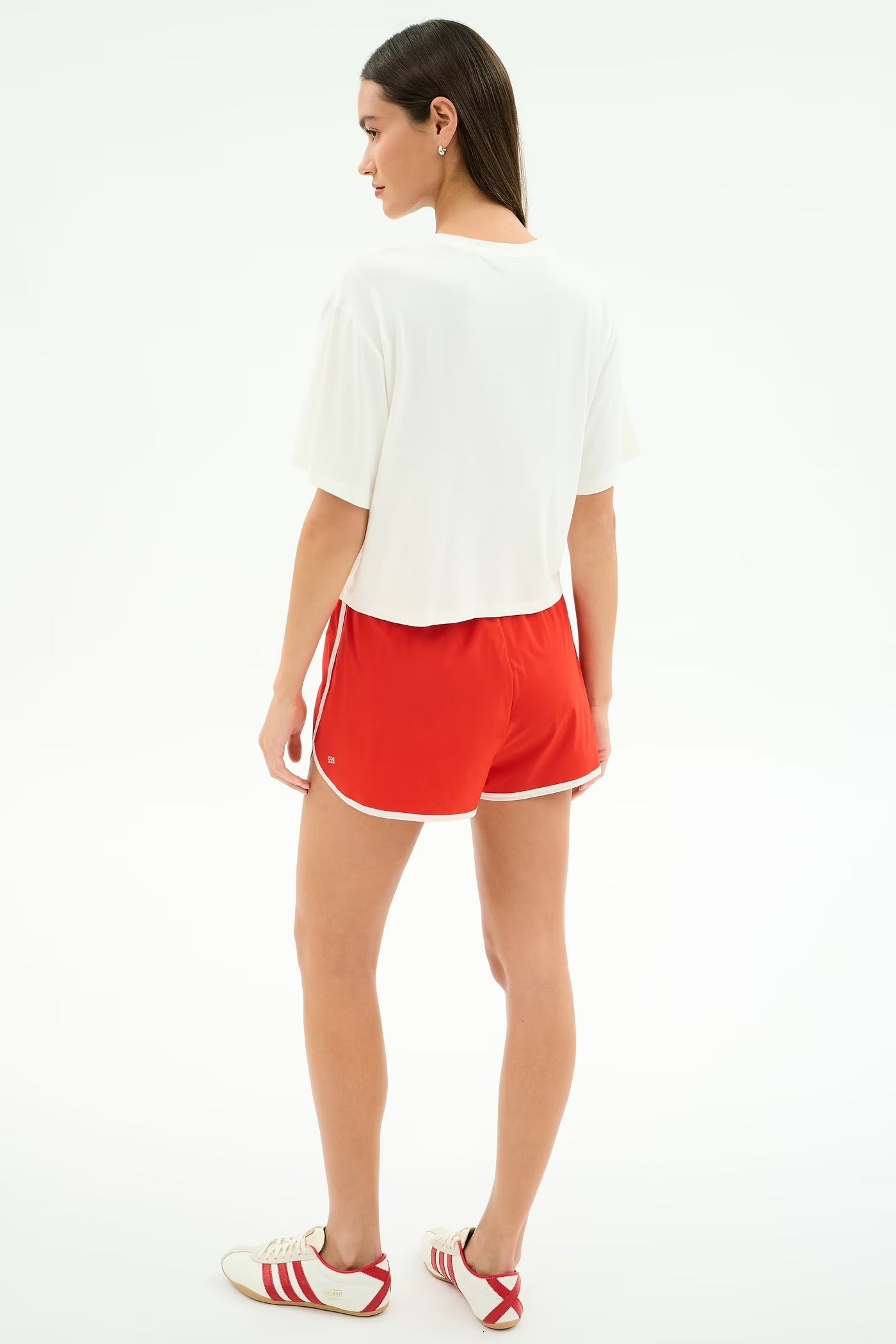 Djuna Oversized Crop Tee - White