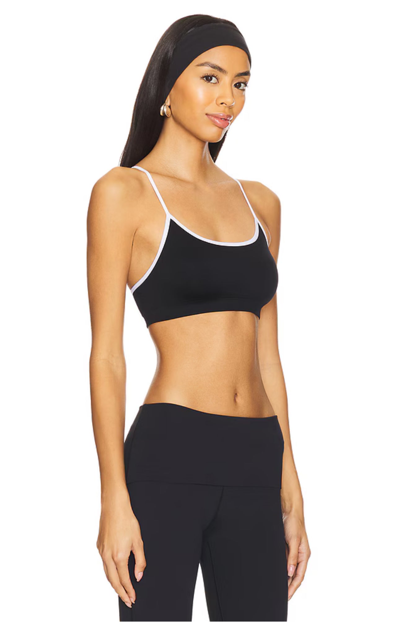 Loren Seamless Bra - Black/White