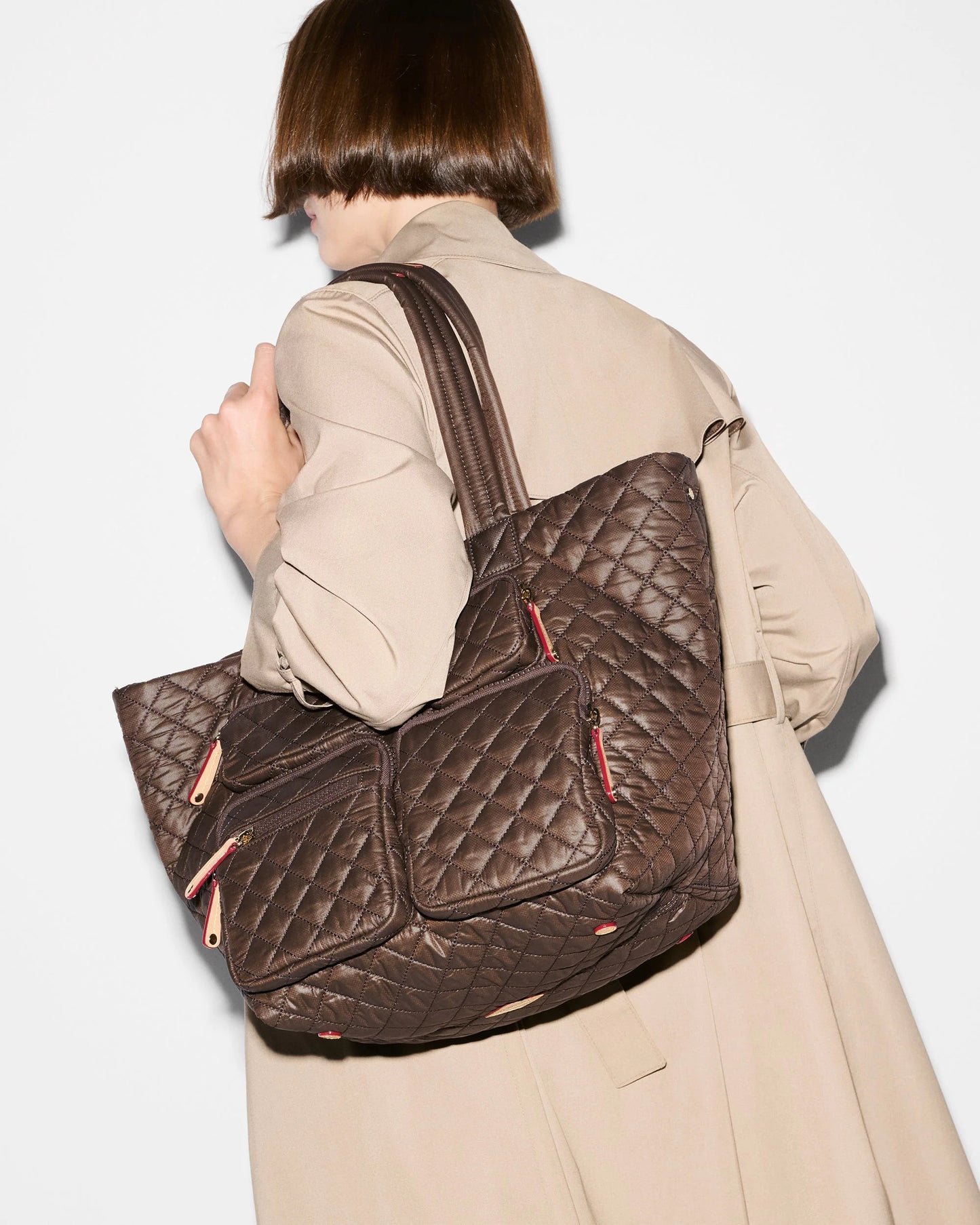 Metro Travel Tote M - Walnut Brown