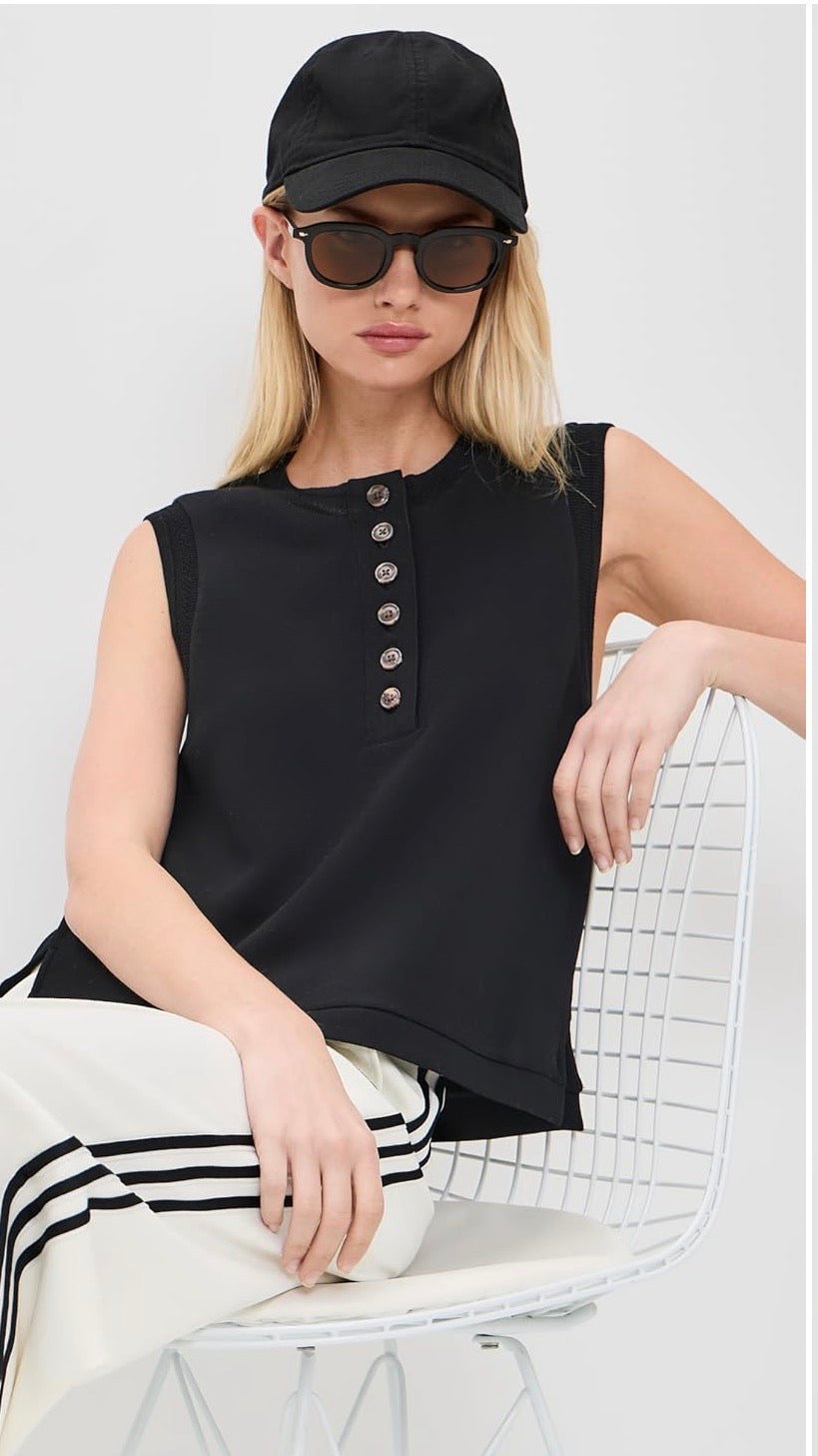 Marla Button Tank/Atrium Short - Black