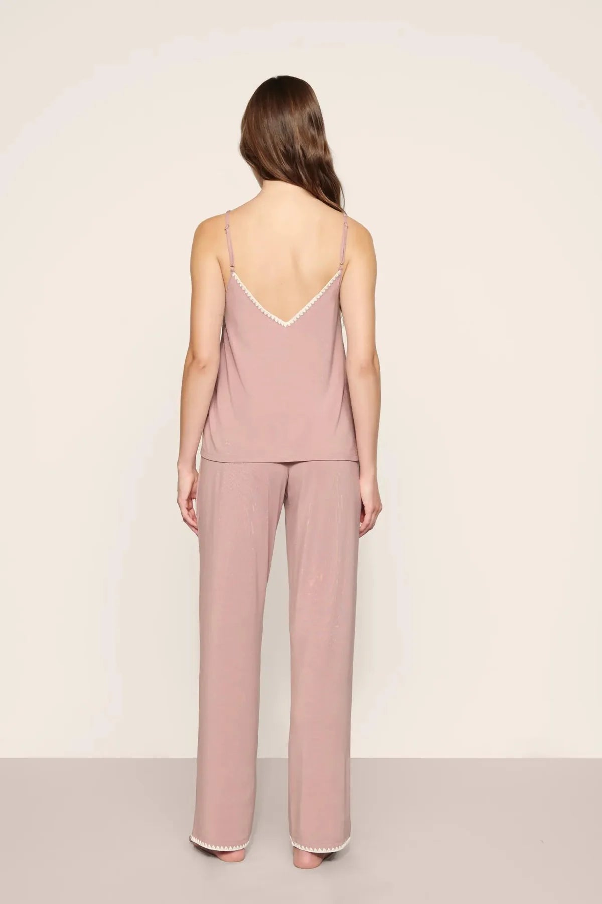 Frida Cami/Pant - Woodrose/Ivory