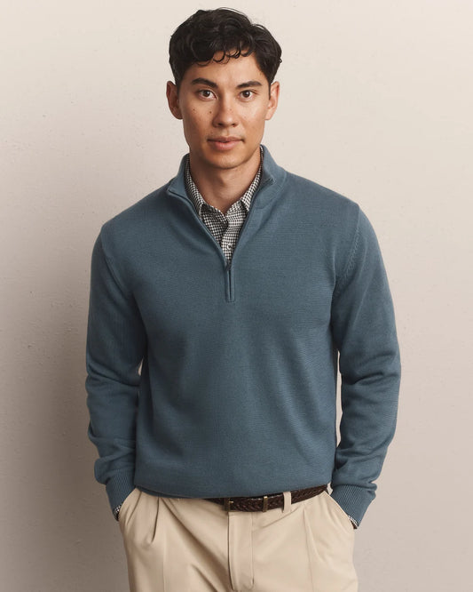 Commuter 1/4 Zip - Shadow Blue