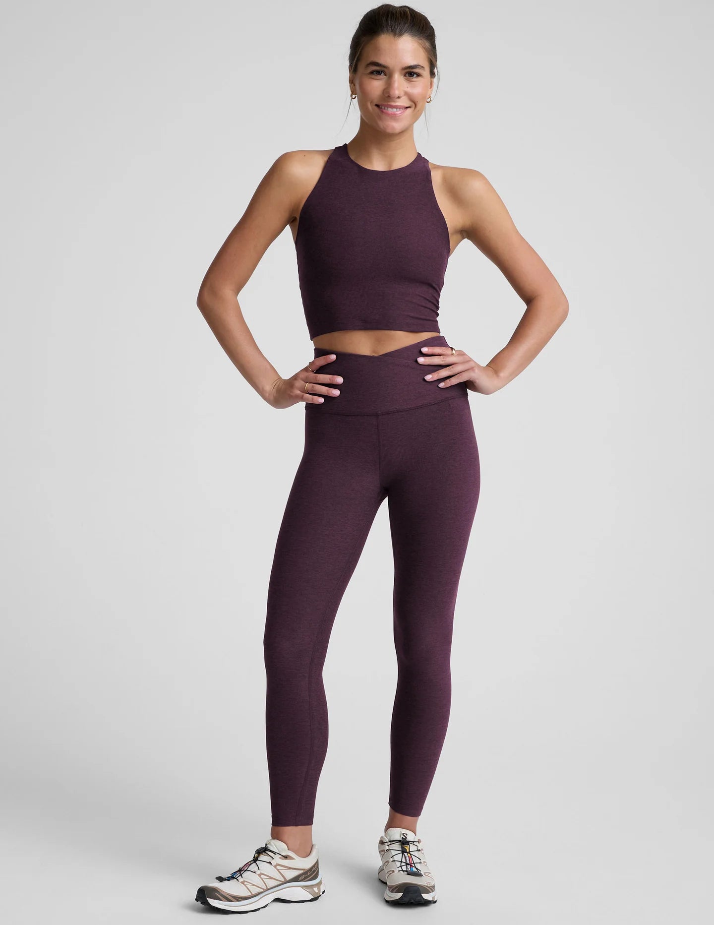 Refocus Bra - Eggplant Purple