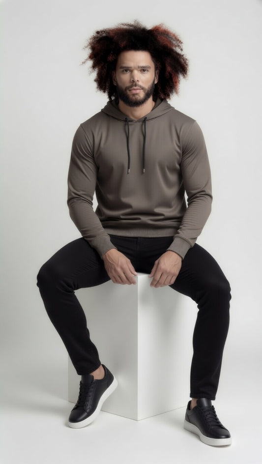 Pulse Hoodie L/S - Taupe