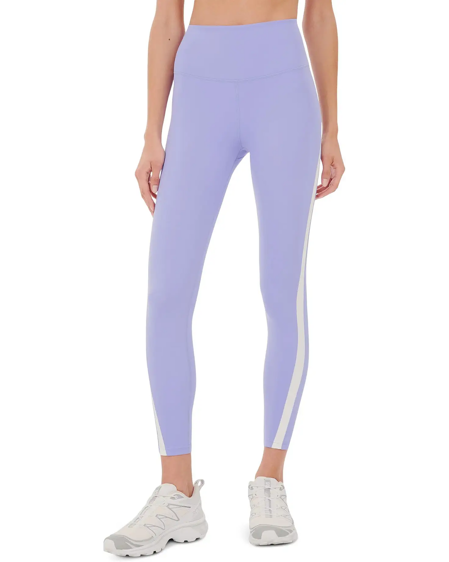 Miles HW Legging - Purple Haze/White