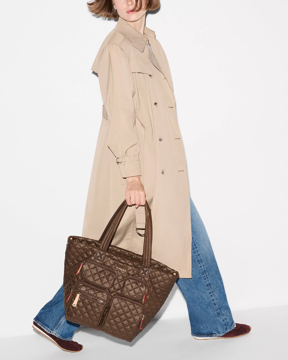 Metro Travel Tote M - Walnut Brown