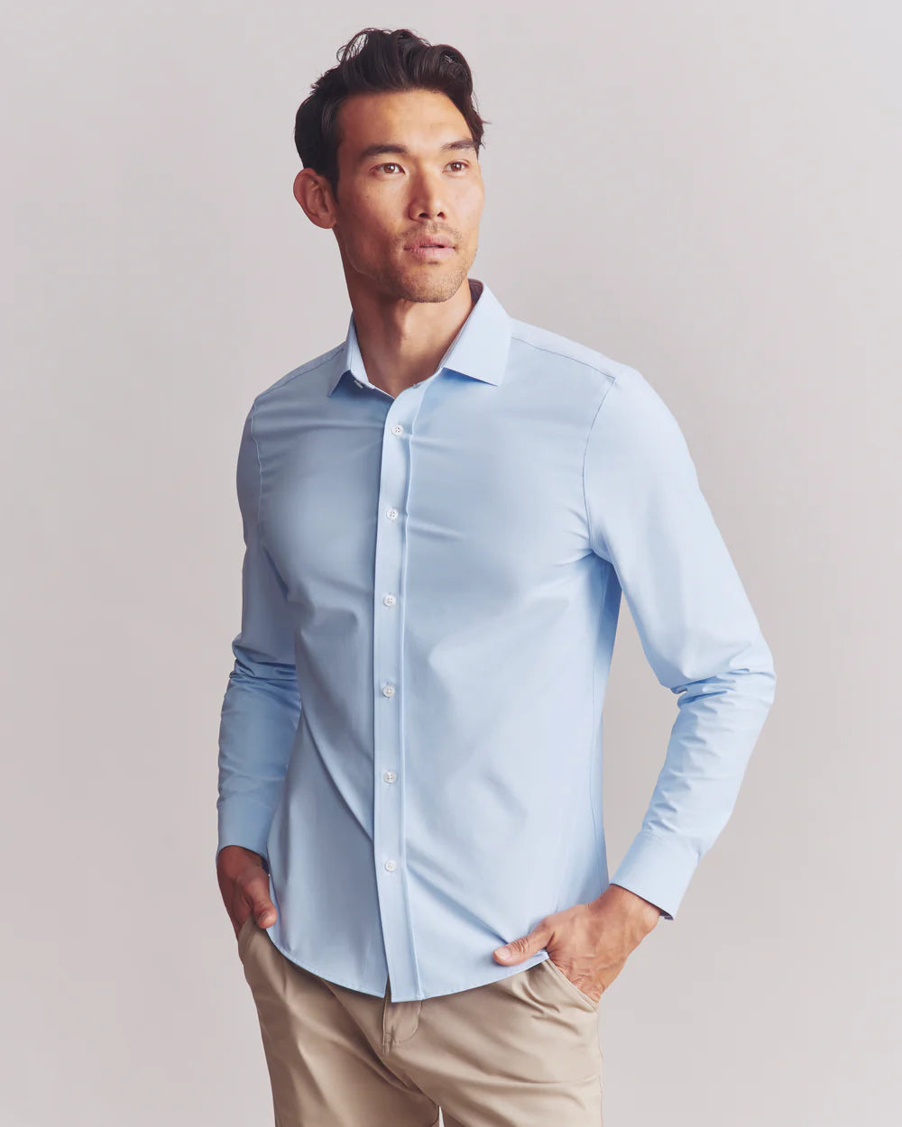 State of Mind Shirt Slim - Blue