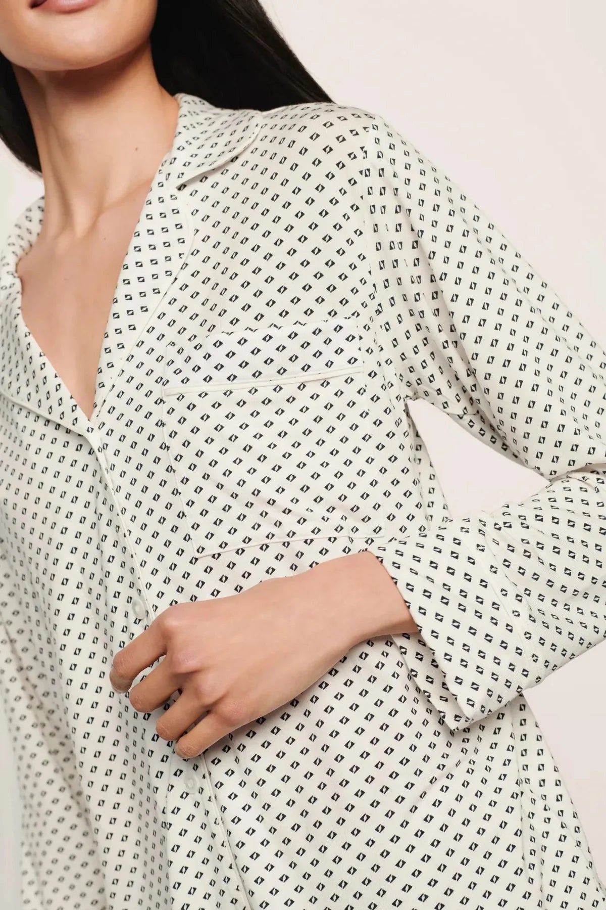 Gisele Long PJ Set - Tide Dot