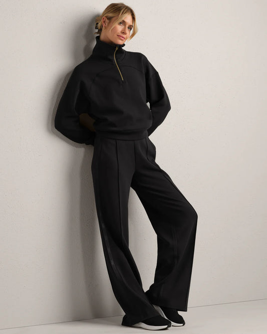Dream glow 1/2 Zip/Trouser - Black Heather
