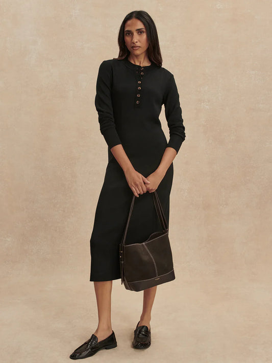 Abriella Midi Dress - Black