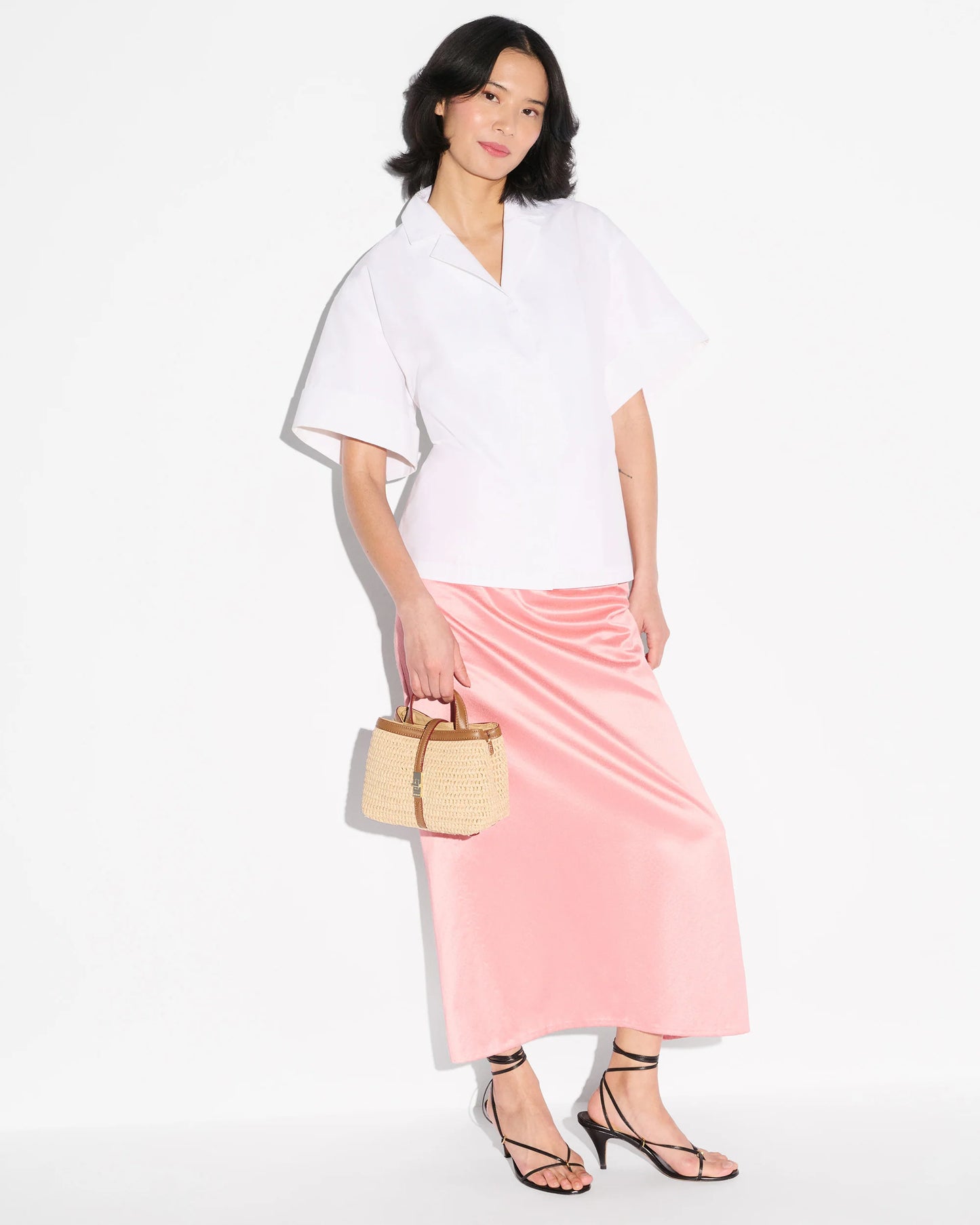 Crochet Mini Astor Top Handle - Camel