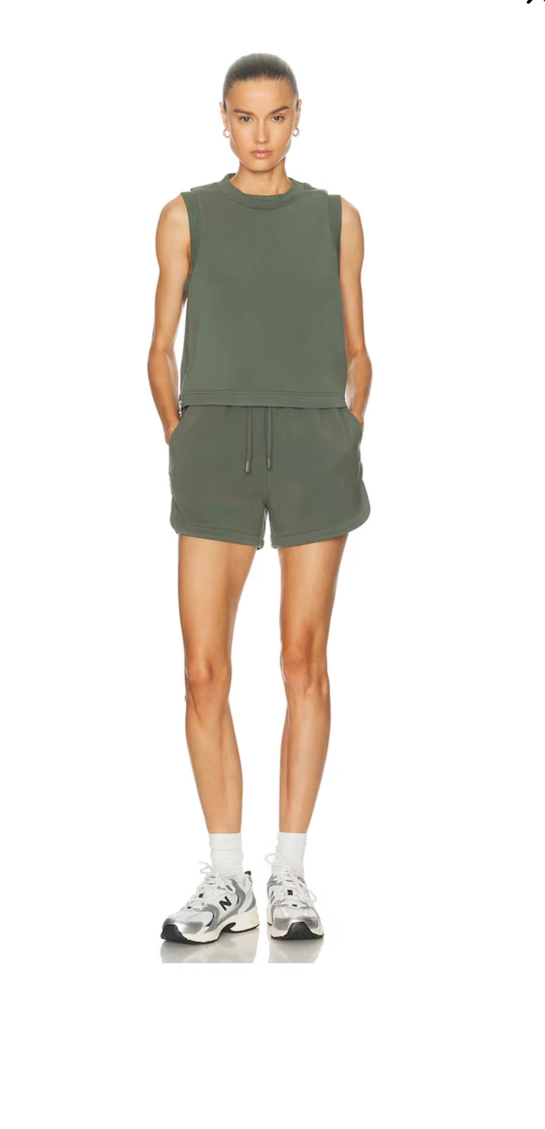 Shea Tank/ Coulter Short - Thyme