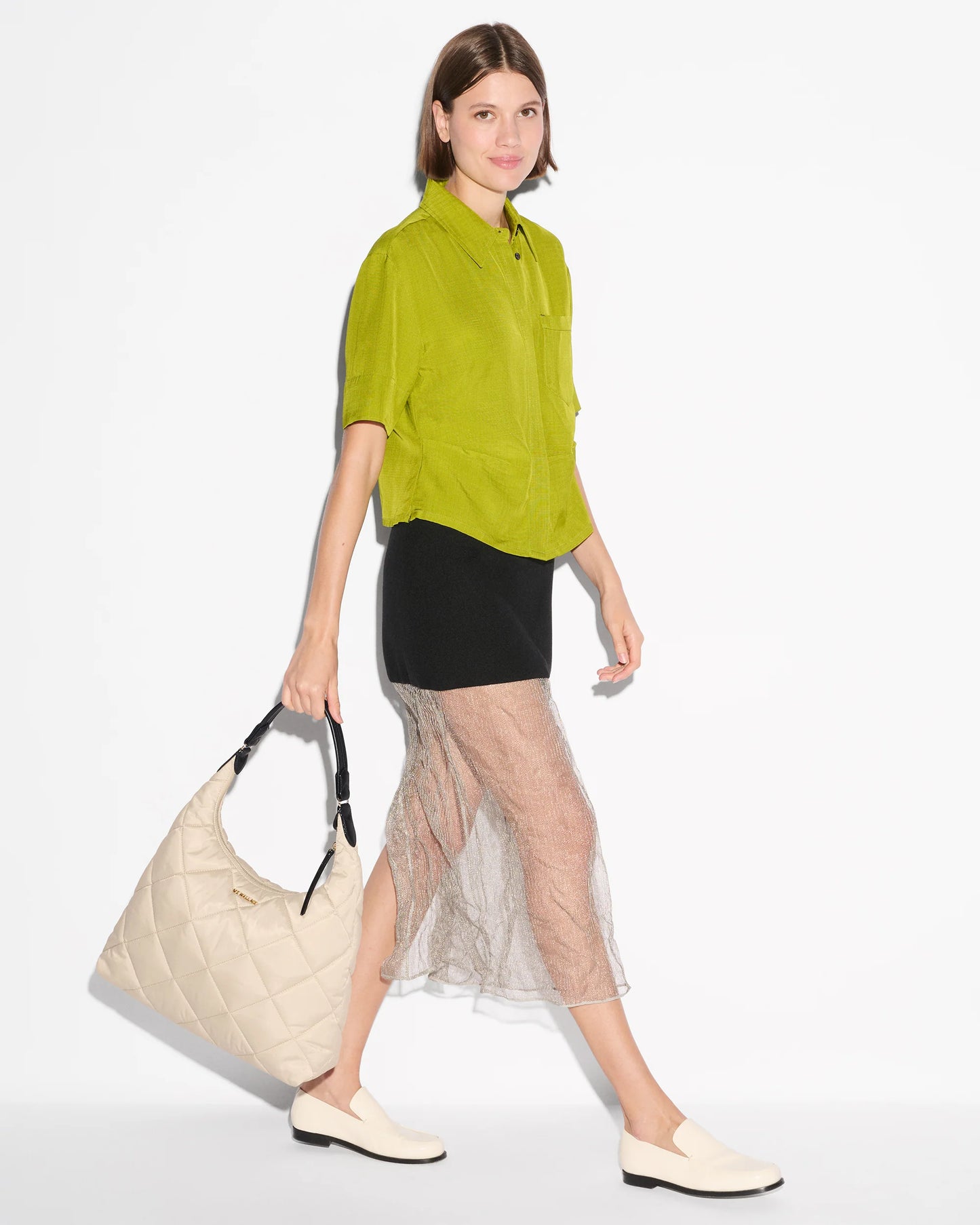Madison Shoulder - Buff/Black