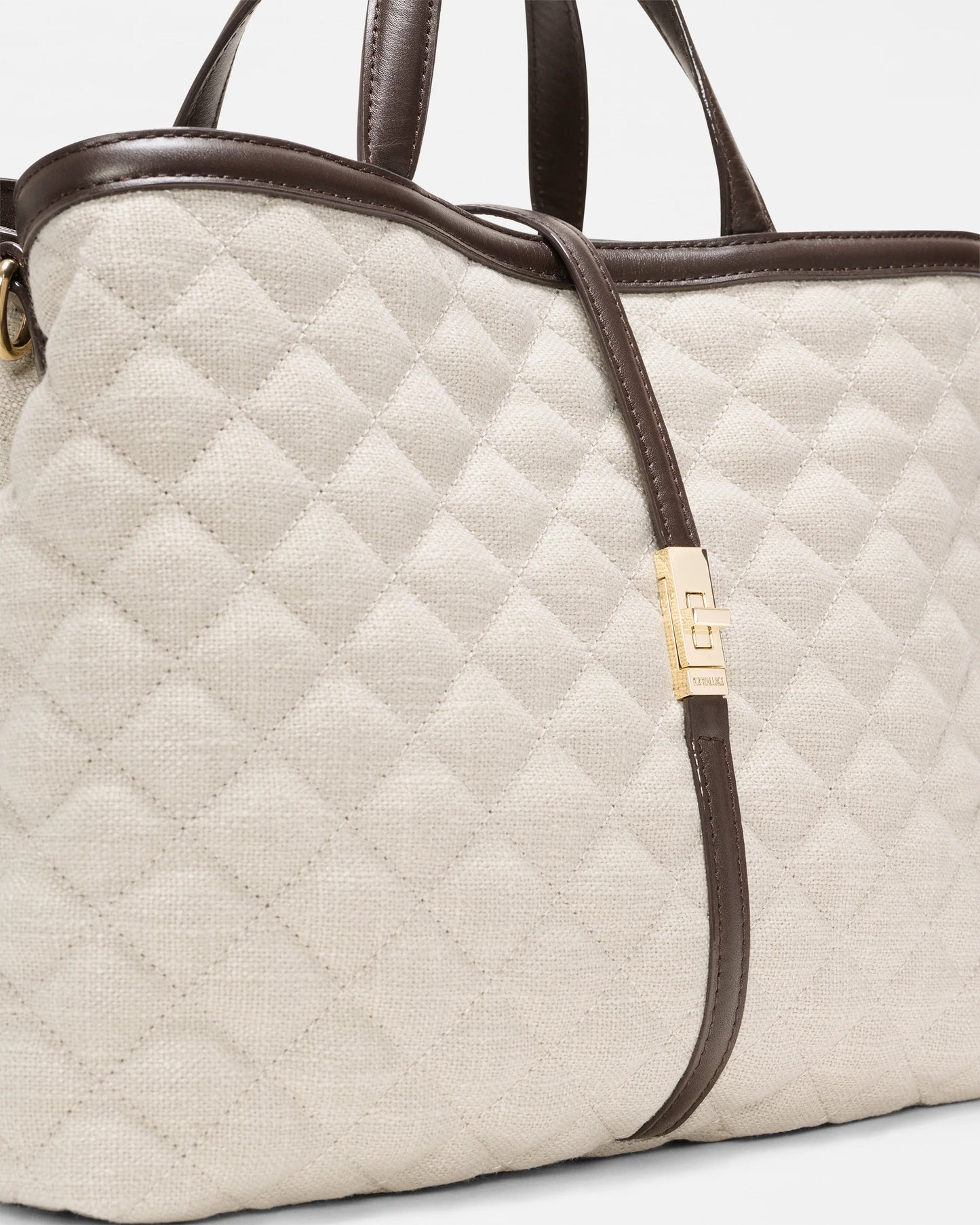 Medium Astor Top Handle Tote - Sandy Linen